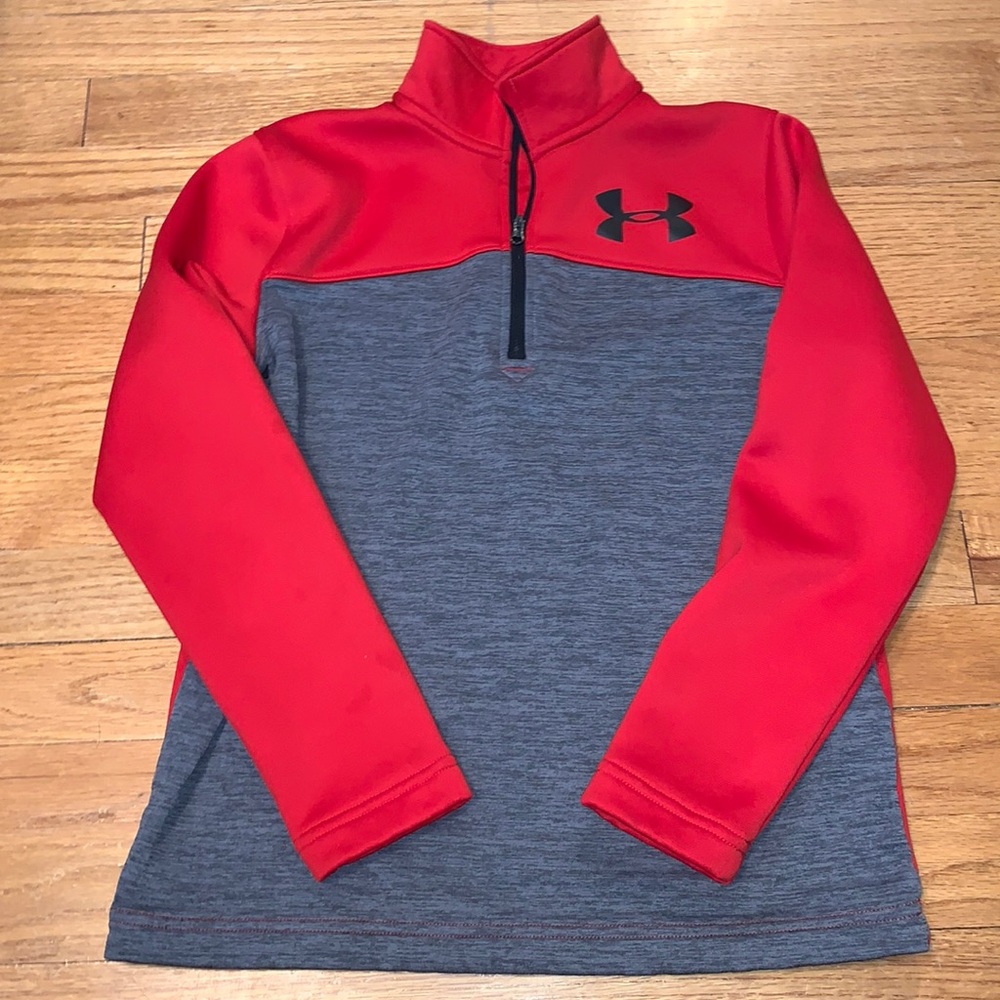 Boys Under Armour half zip sweatshirt